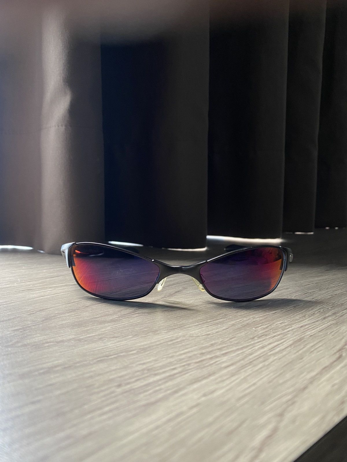 Oakley OAKLEY 2002 WIRETAP SUNGLASSES Size ONE SIZE - 6 Thumbnail