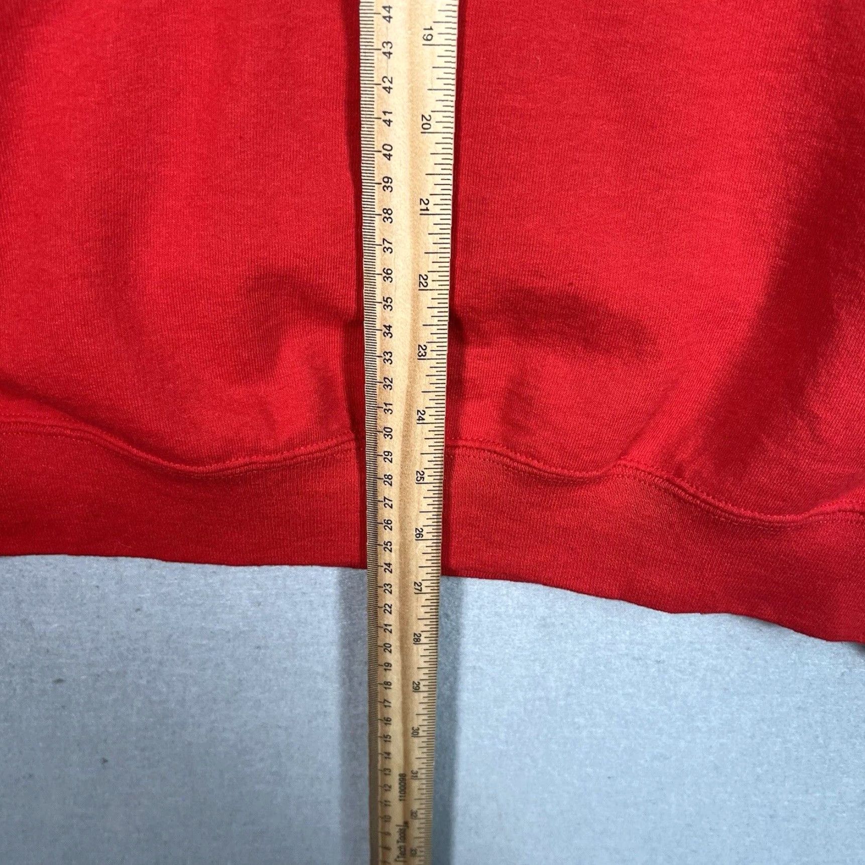 Jerzees Eagle Mens Sweater Adult Large Red Crewneck Sweatshirt Size US L / EU 52-54 / 3 - 3 Thumbnail