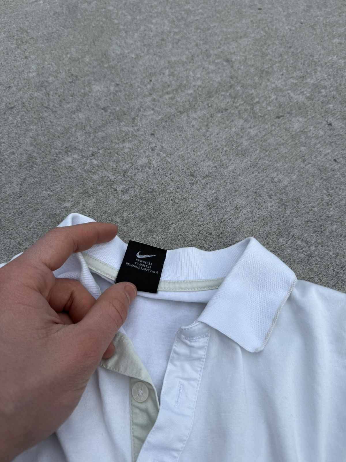 Nike × Vintage Vintage Nike y2k avantgarde streetwear rare polo shirt Size US M / EU 48-50 / 2 - 9 Thumbnail
