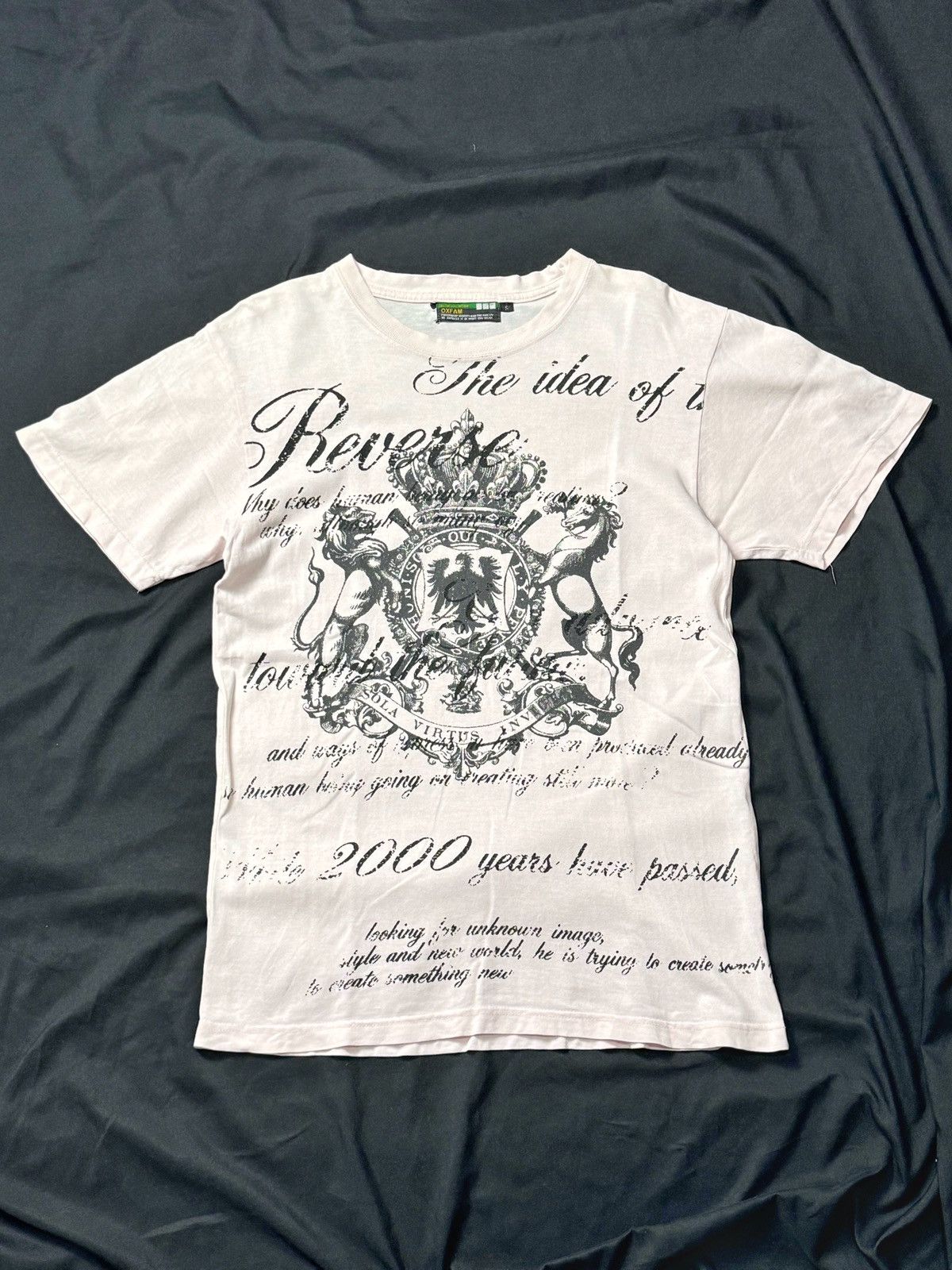 If Six Was Nine × Japanese Brand × Le Grande Bleu (L.G.B.) Oxfam Poem Japanese Tees Size US S / EU 44-46 / 1 - 1 Thumbnail
