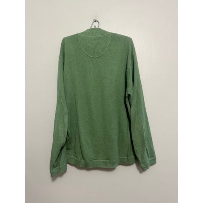 Tommy Bahama Tommy Bahama green cotton quarter zip pullover size M Size US M / EU 48-50 / 2 - 3 Thumbnail