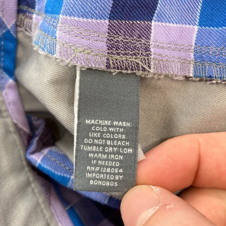 Bonobos Bonobos Pants Mens 33x30 Straight Leg Gray Chino Pants Mid Rise Preppy Reg Fit - Casual, Regular, 33x30, Gray, Chino, Men, Pants Size US 33 - 7 Thumbnail