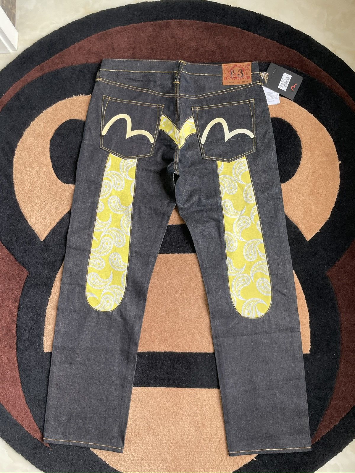 Evisu × Japanese Brand EVISU insect daicock style denim jeans！size：36x34 Size US 36 / EU 52 - 1 Thumbnail