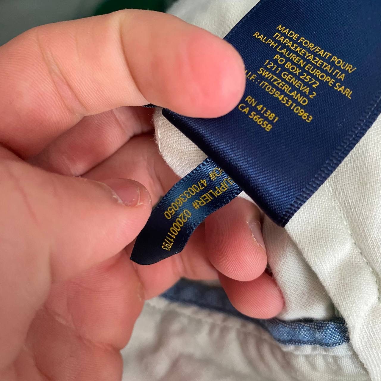 Polo Ralph Lauren × Vintage Vintage Polo Ralph Lauren Monogrammed luxury shorts Size US 34 / EU 50 - 7 Thumbnail