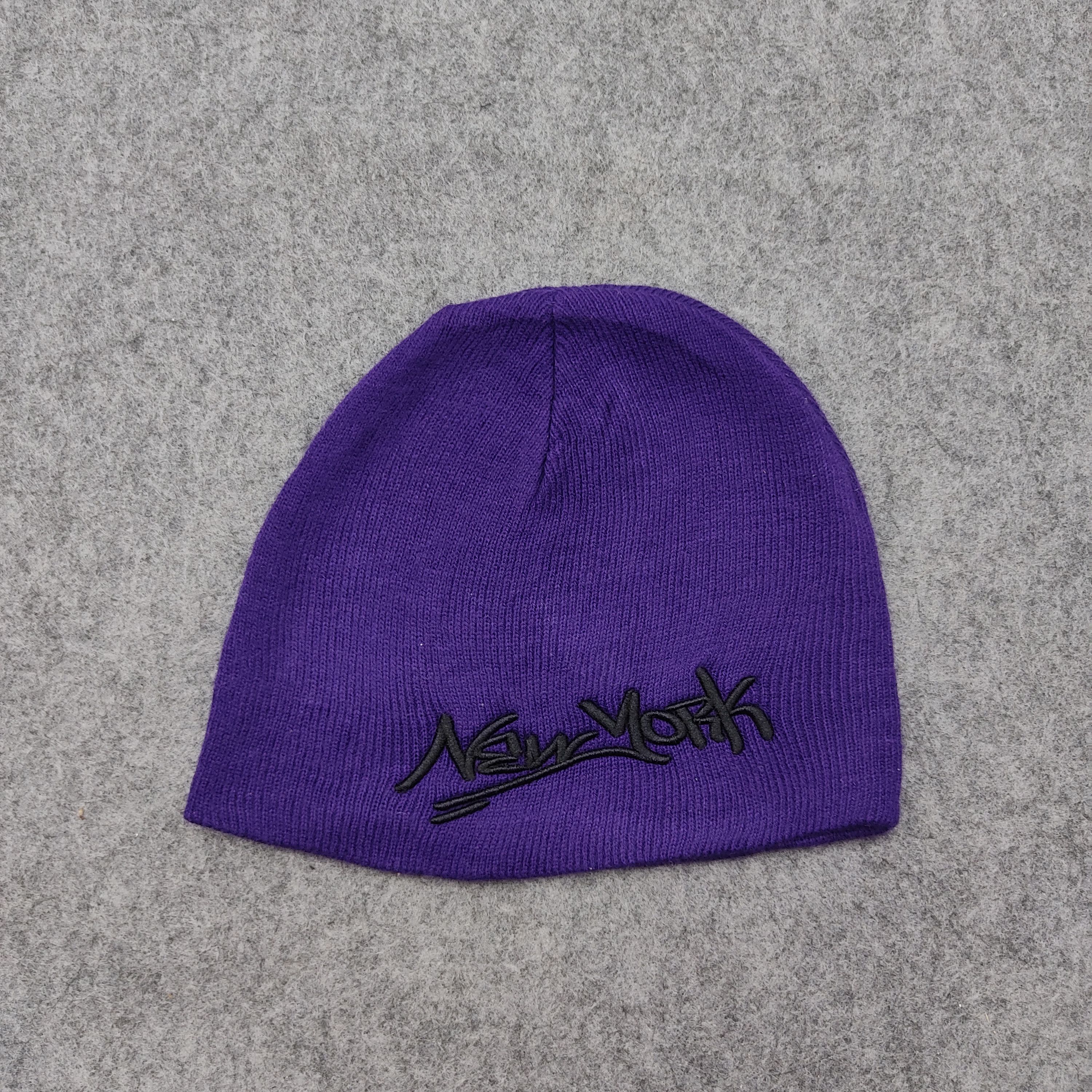 Japanese Brand × Vintage Vintage Japanese Brand New York Beanie / Snow Hat / Snow Cap Size ONE SIZE - 1 Thumbnail