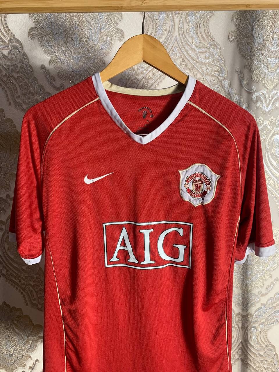 Nike VERY RARE NIKE FC MANCHESTER UNITED ENGLAND SOCCER JERSEY Size US M / EU 48-50 / 2 - 2 Thumbnail