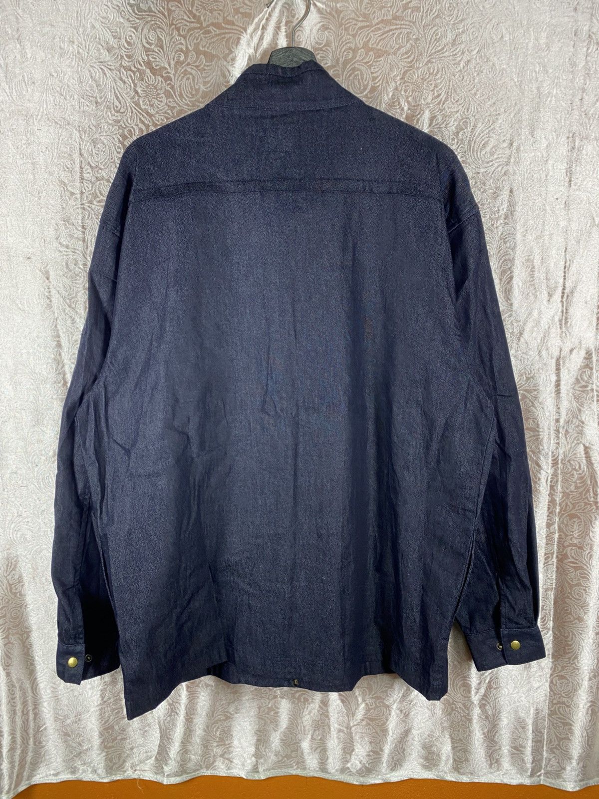 Yohji Yamamoto Vintage Sacsny Y’saccs Navy Zip Jacket Minimalist Japanese Size US XXL / EU 58 / 5 - 8 Thumbnail