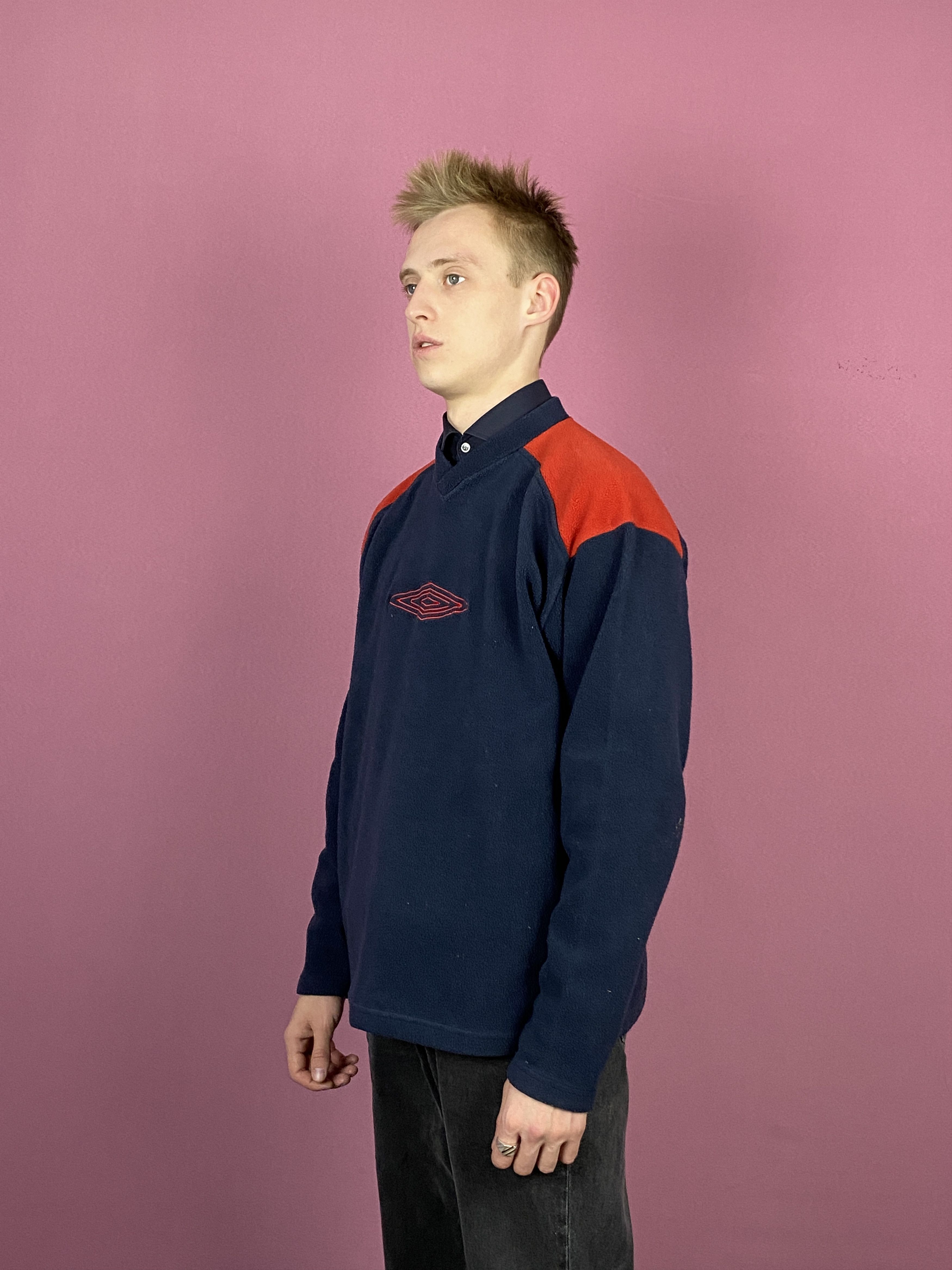 Umbro × Vintage Umbro Vintage Men's Fleece Sweatshirt - M Size US M / EU 48-50 / 2 - 2 Thumbnail