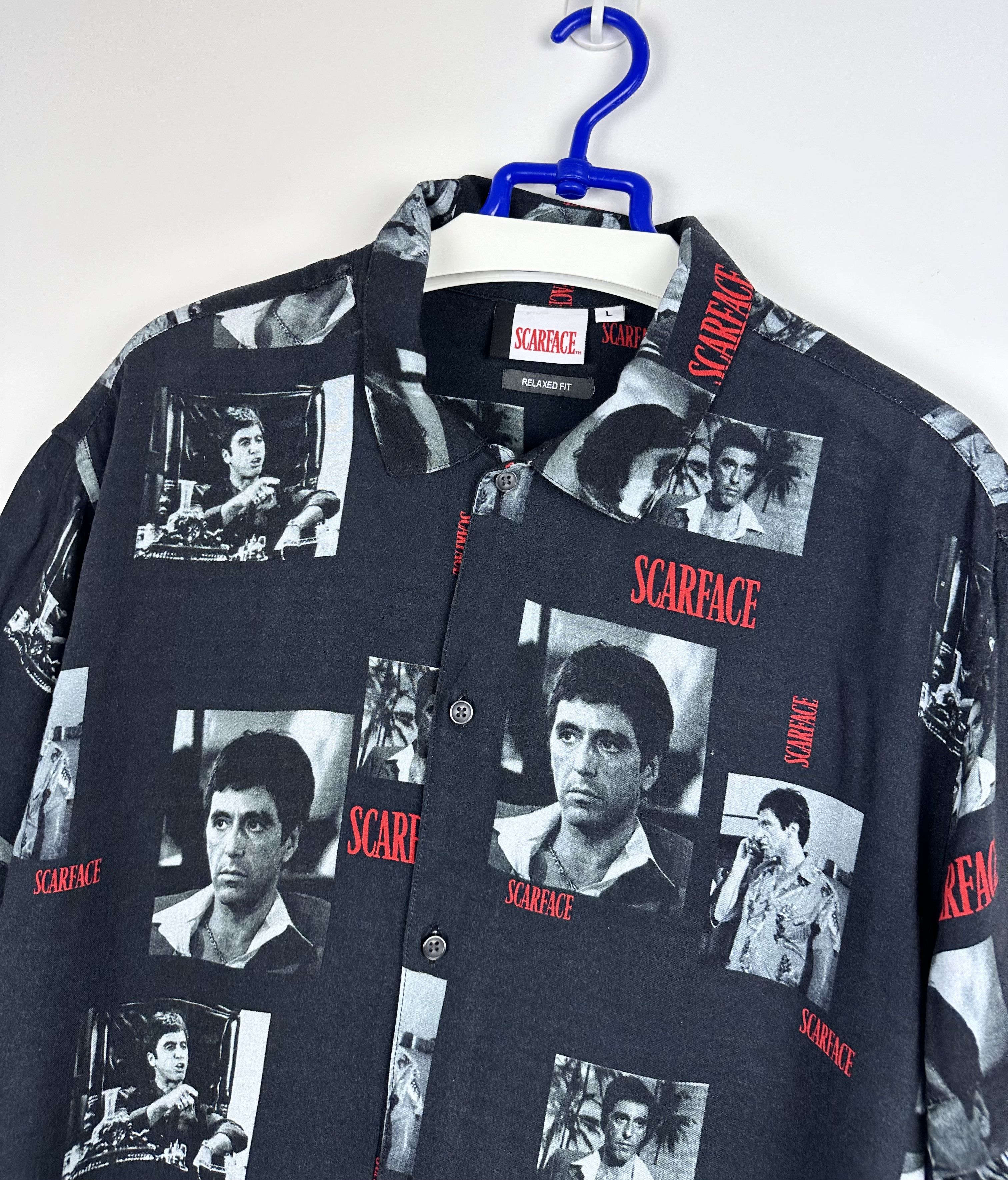 Vintage Scarface Hawaiian Retro Vintage Shirt Size US L / EU 52-54 / 3 - 2 Thumbnail