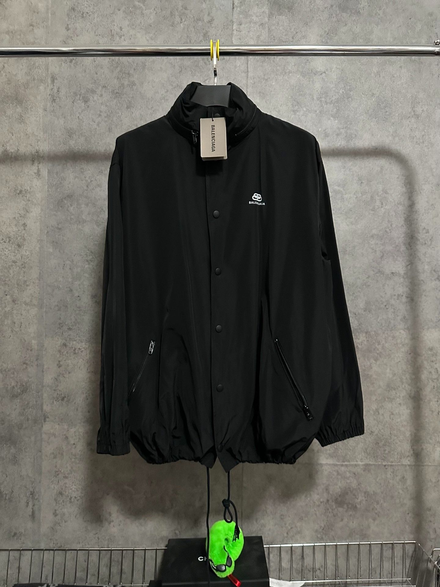 Balenciaga Balenciaga Double B Logo Windbreaker Jacket Size US S / EU 44-46 / 1 - 1 Thumbnail
