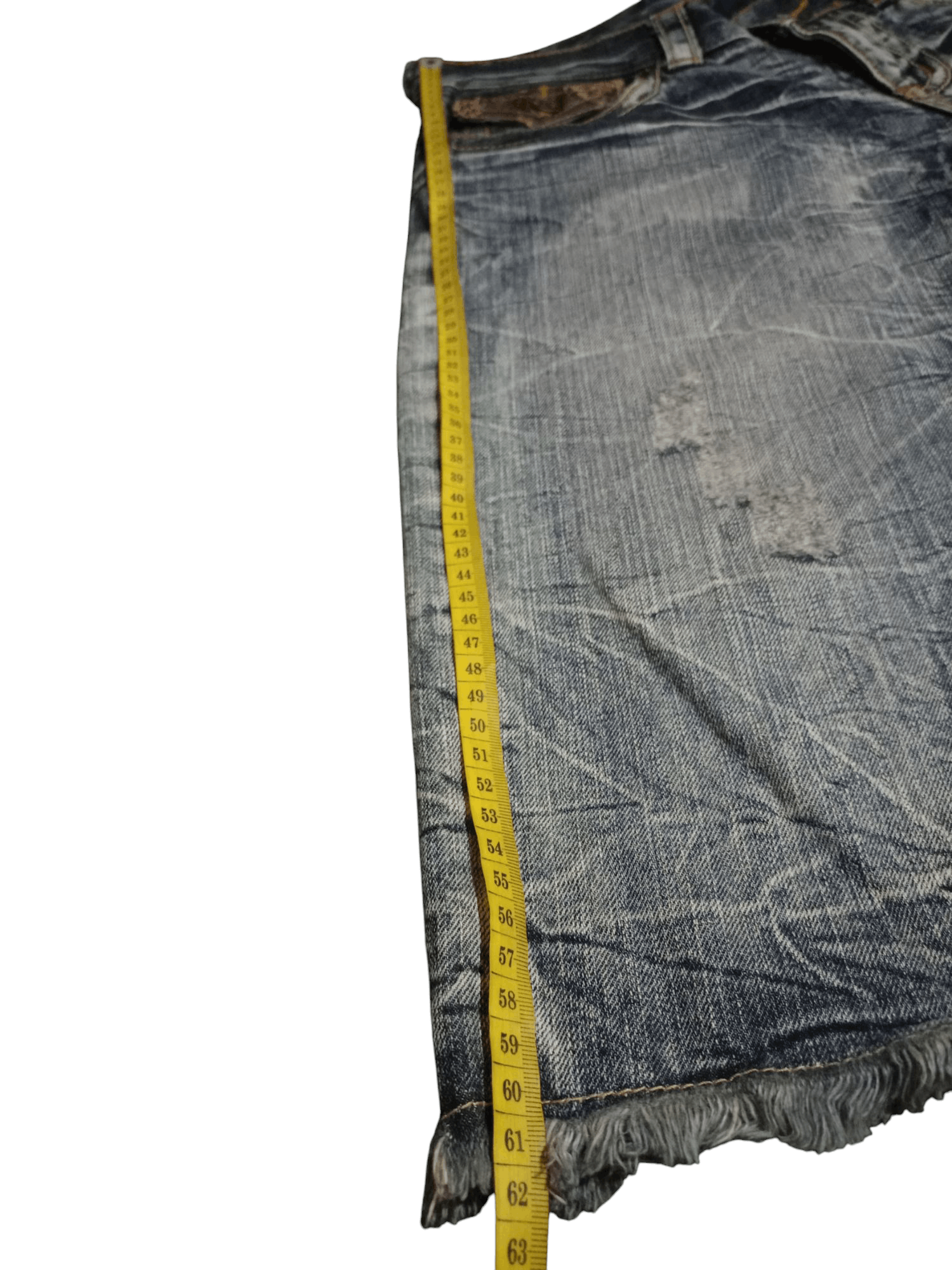 If Six Was Nine × Tornado Mart × semanticdesign Semantic Design snakeskin pocket denim short Pants Size US 32 / EU 48 - 8 Thumbnail