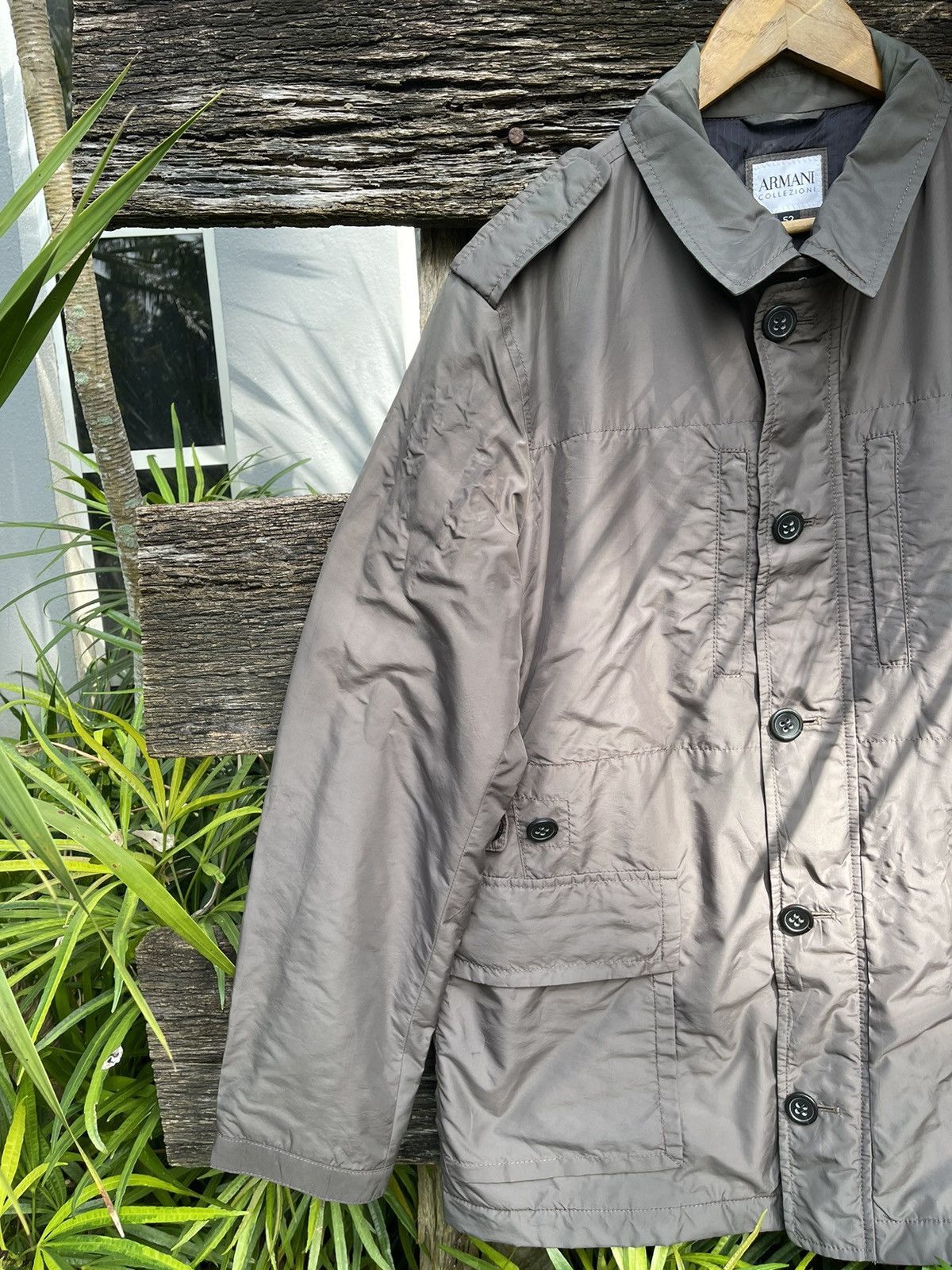 Armani Collezioni Armani Collezioni Lightweight Nylon Jacket - Size 52 Size US L / EU 52-54 / 3 - 5 Thumbnail