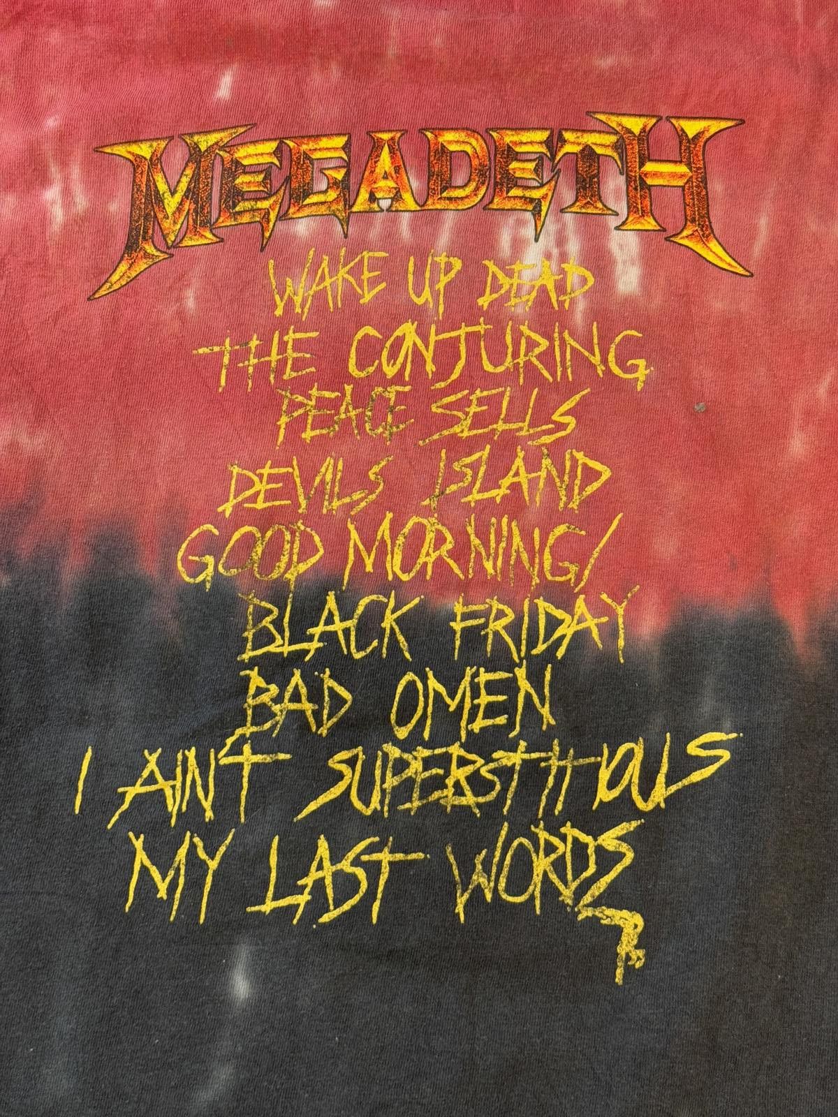 Designer Megadeth Tie Dye Dip T-shirt Peace Sells But Whos Buying S Size US S / EU 44-46 / 1 - 5 Thumbnail