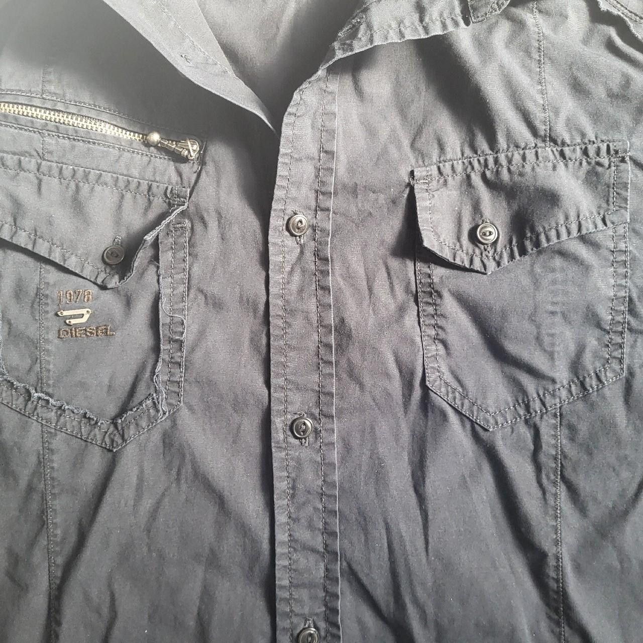 Diesel Diesel Men's Black Shirt - Size L Size US L / EU 52-54 / 3 - 4 Thumbnail