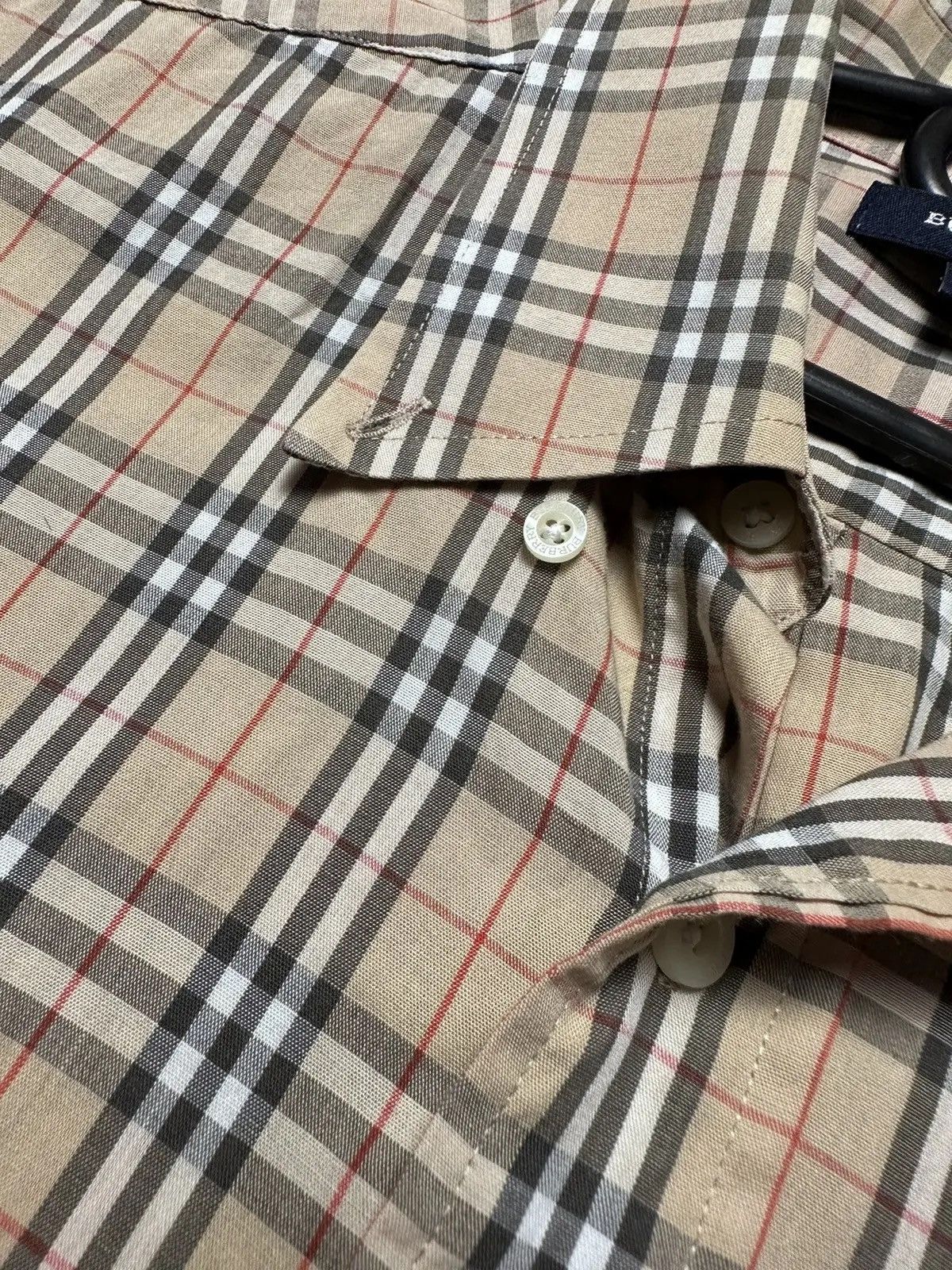 Burberry Vintage Burberry premium plaid logo shirt size M Size US M / EU 48-50 / 2 - 7 Thumbnail