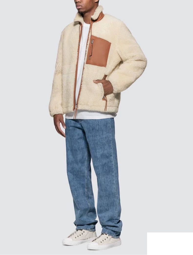 Loewe Loewe Classic wool and fur jacket Size L / US 10 / IT 46 - 6 Thumbnail