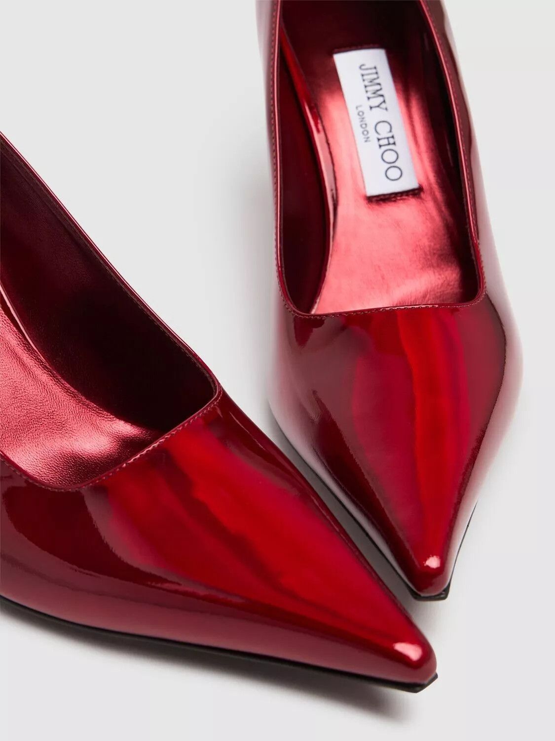 Jimmy Choo JIMMY CHOO Ixia 80 Ruby Red Leather Pumps New Size US 6 / IT 36 - 4 Thumbnail