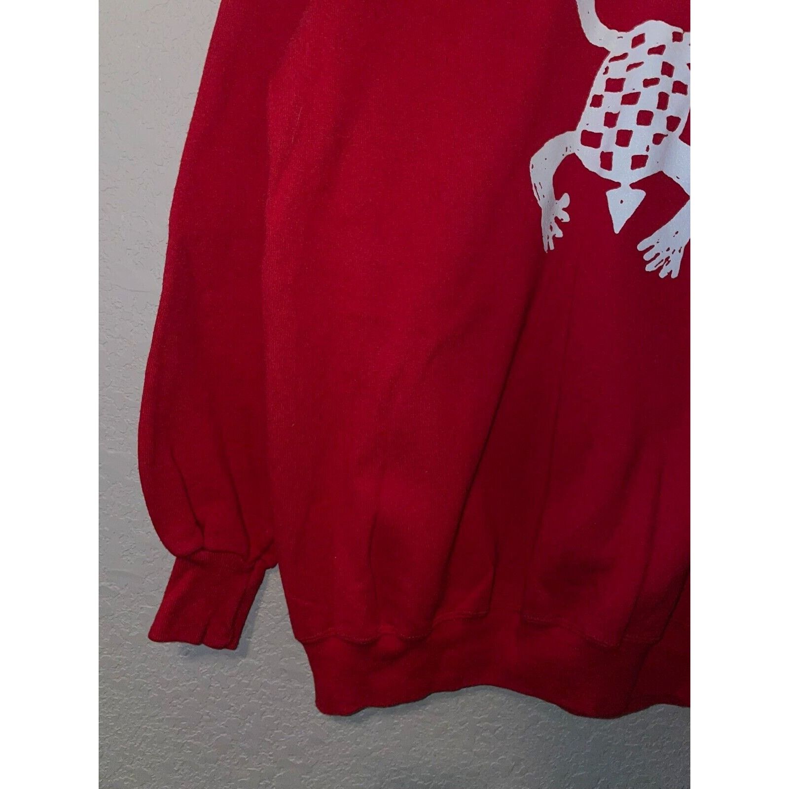 Jerzees Vintage Native American Sweatshirt Indian Turtle Red VTG 90s Size US L / EU 52-54 / 3 - 8 Thumbnail