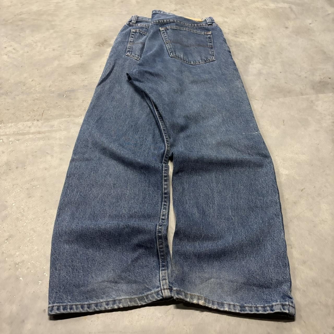 Japanese Brand × Vintage Crazy Vintage Y2K/2000s Grunge Faded Medium Wash Essential Denim Jeans! Size US 36 / EU 52 - 4 Thumbnail