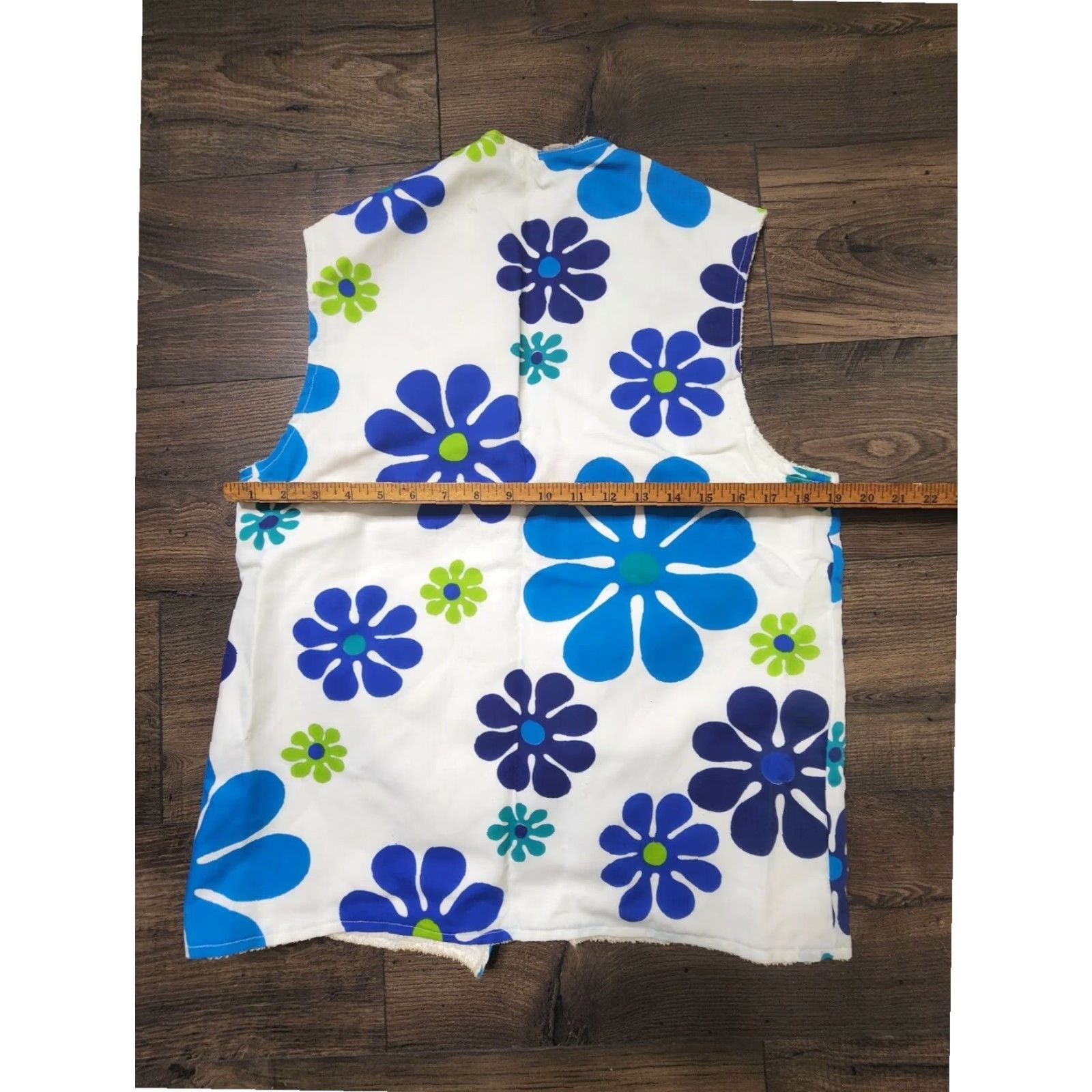 Swims VINTAGE CAL SURF Hawaiian Floral Swim Vest Mens Medium White Cotton Size US M / EU 48-50 / 2 - 5 Thumbnail