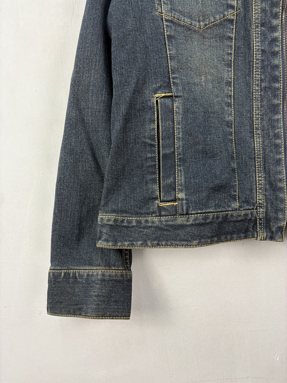 Takeo Kikuchi × Vintage Vintage Takeo Kikuchi Denim Jacket Faded Blue Wash Size US M / EU 48-50 / 2 - 7 Thumbnail