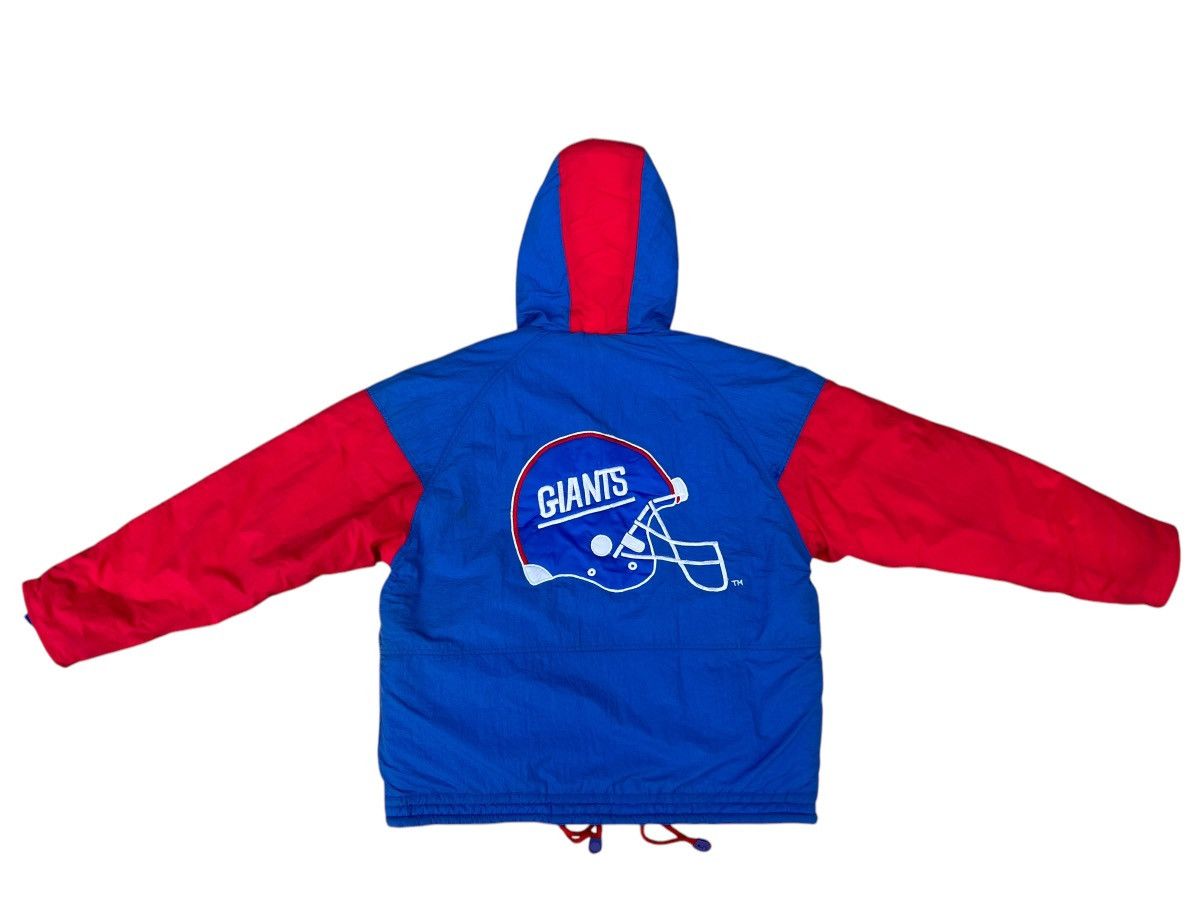 Mirage Vintage 90s NFL NY Giants Big Logo Puffer Jacket Hoodie Size US M / EU 48-50 / 2 - 1 Thumbnail