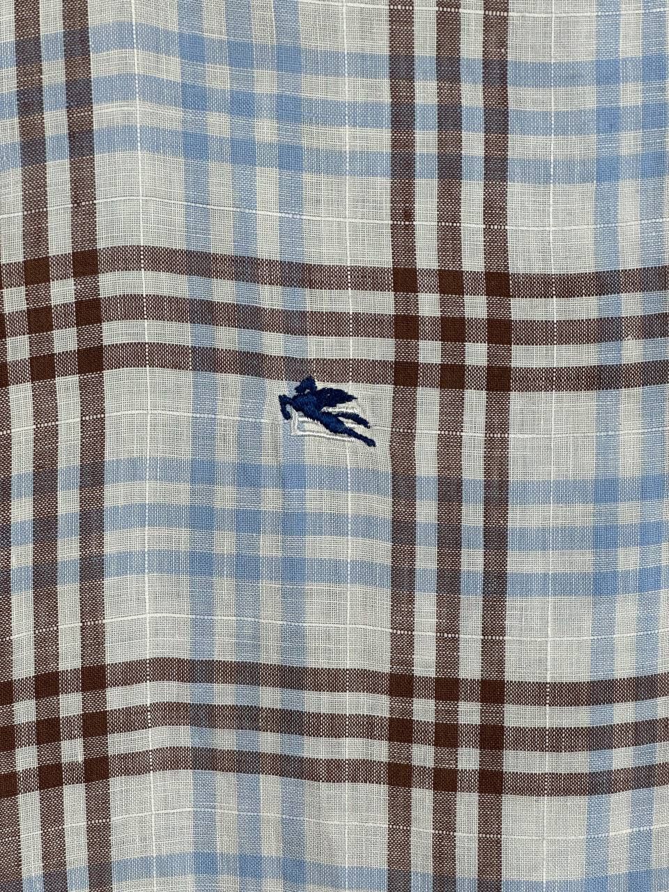 Etro ETRO Luxury Linen Check Long Sleeve Shirt Size US M / EU 48-50 / 2 - 5 Thumbnail