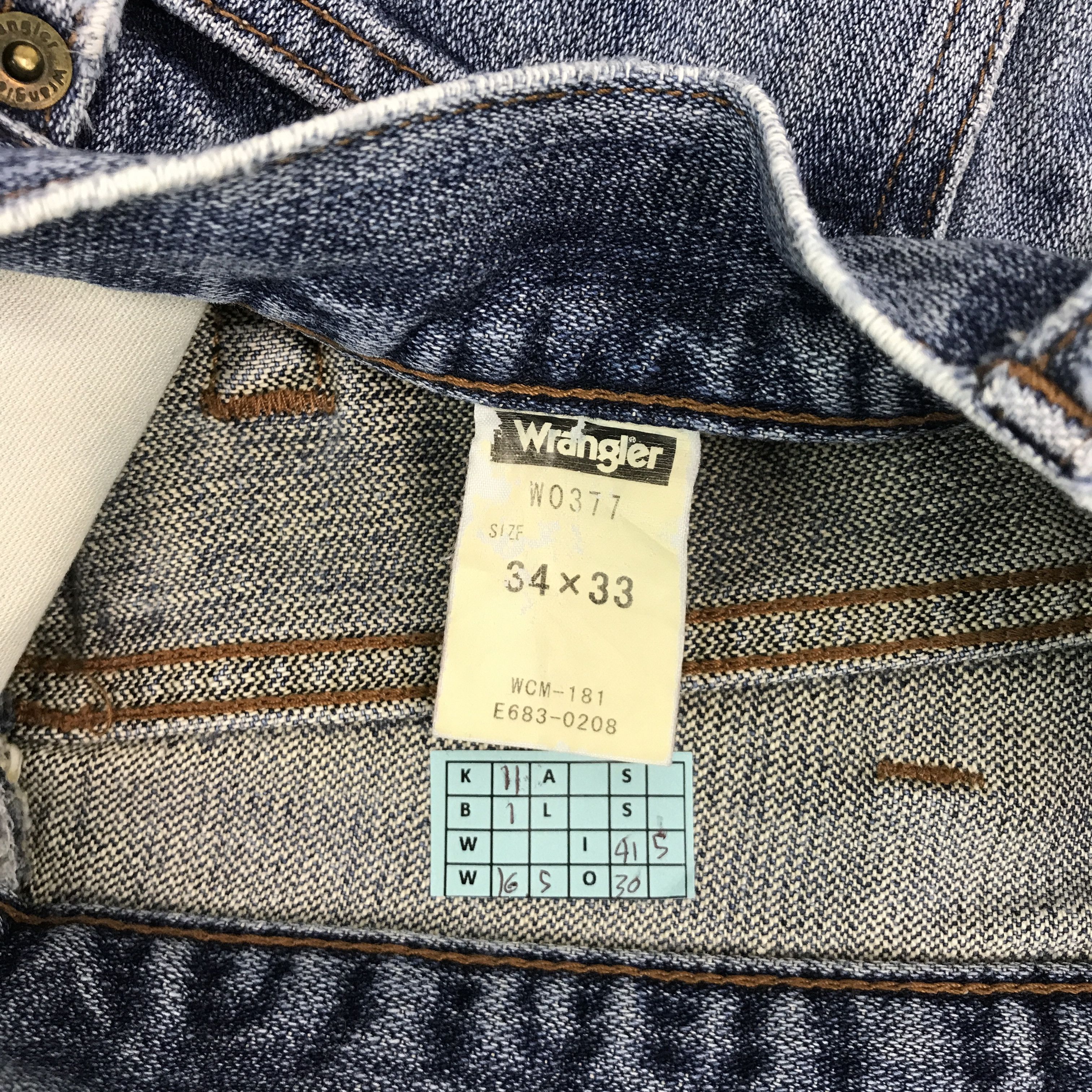 Japanese Brand × Wrangler FLARE WRANGLER DENIM BOOTCUT DISTRESSED JENAS PANTS Size US 33 - 14 Thumbnail