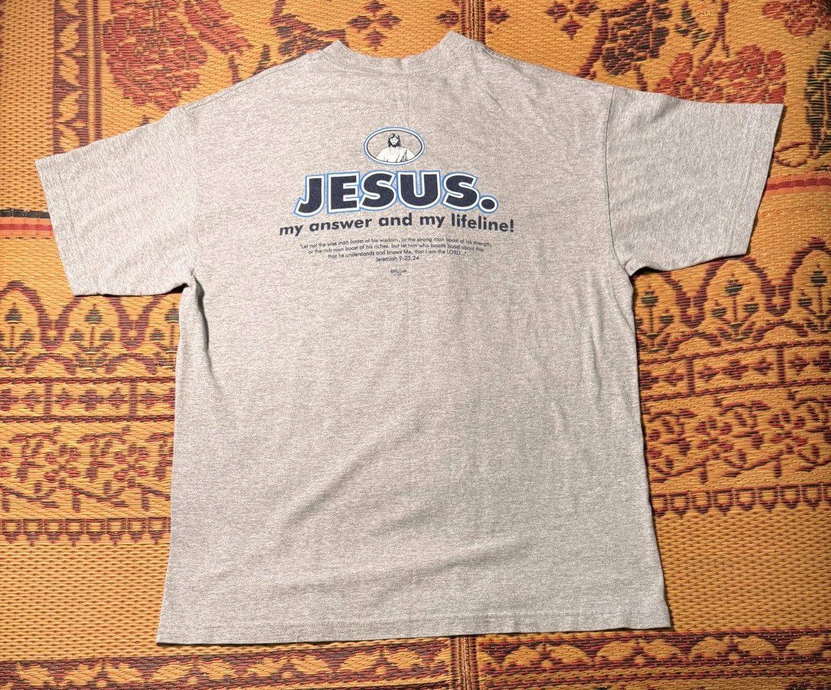 Other Vintage Jesus “Final Answer” T Shirt Size US L / EU 52-54 / 3 - 3 Thumbnail
