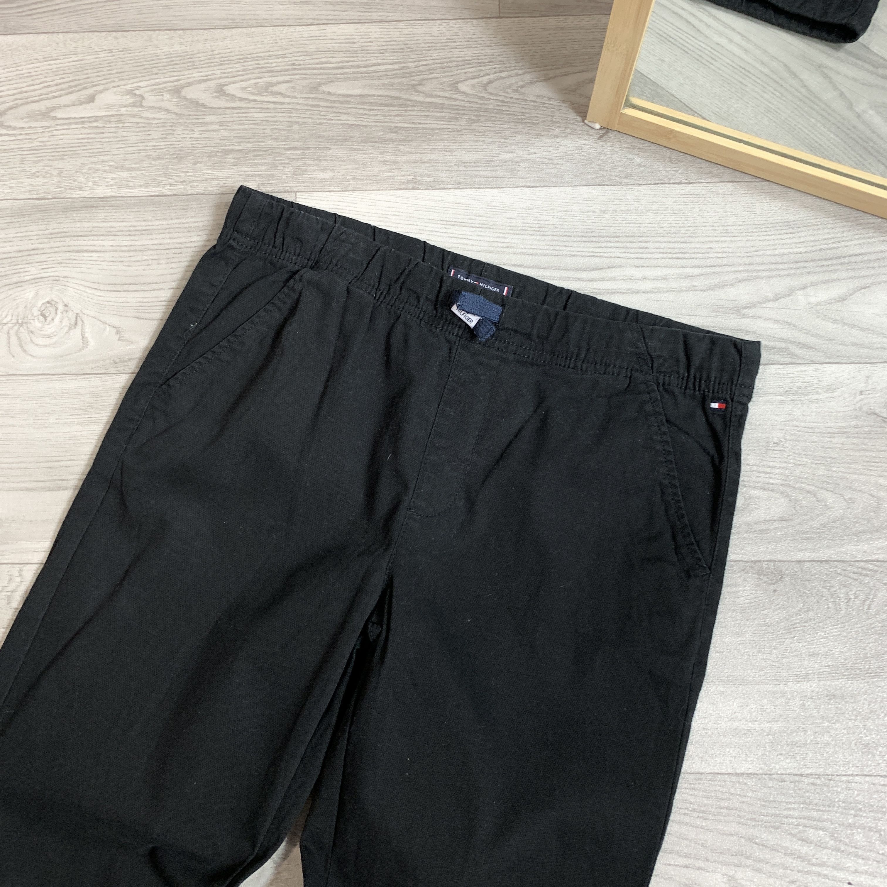 Tommy Hilfiger Tommy Hilfiger Black Casual Jogger Embroidered Logo Pants Size US 30 / EU 46 - 9 Thumbnail