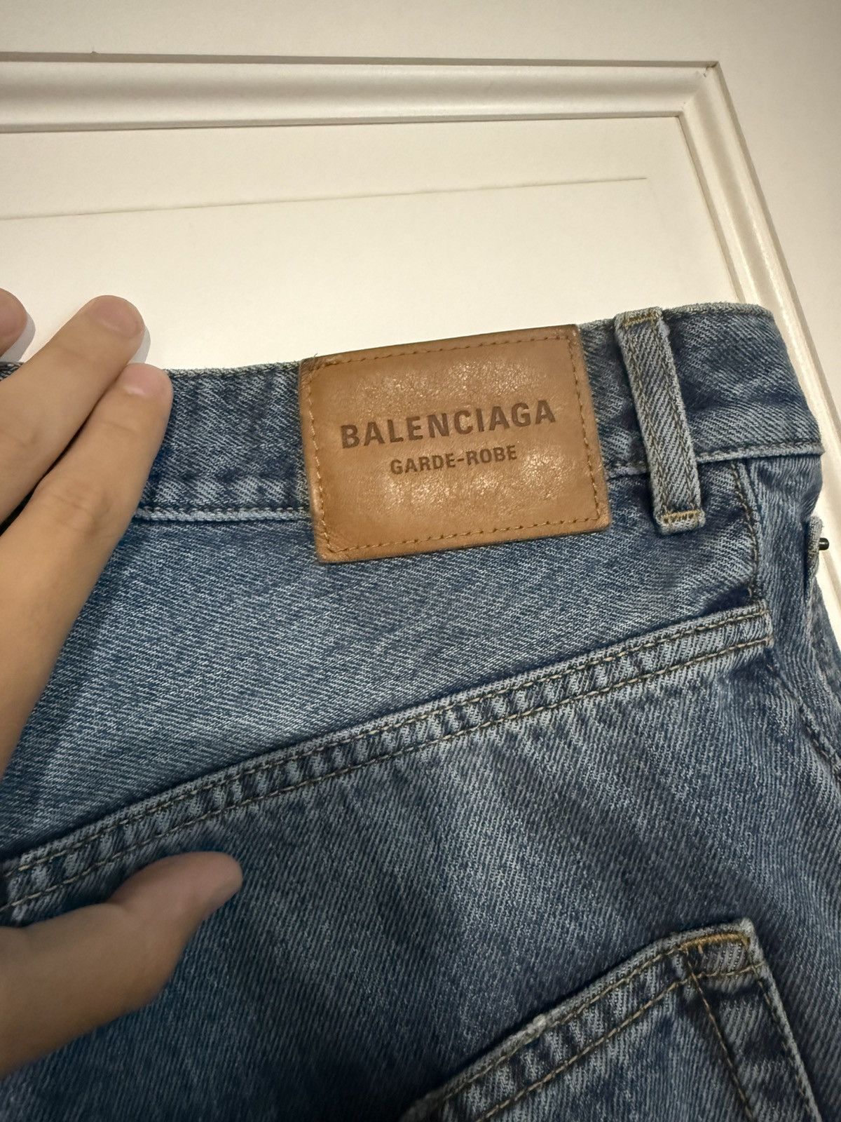 Balenciaga Balenciaga Blue Garden Robe Denim Size US 34 / EU 50 - 3 Thumbnail