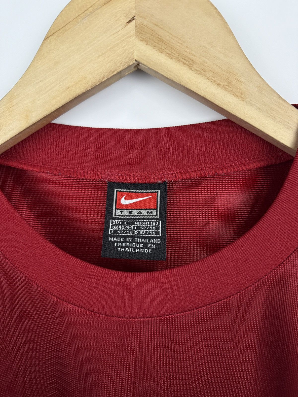 Nike 🇺🇸 Vintage 90s Nike Total Ninety Center Swoosh Retro T-Shirt Size US L / EU 52-54 / 3 - 5 Thumbnail