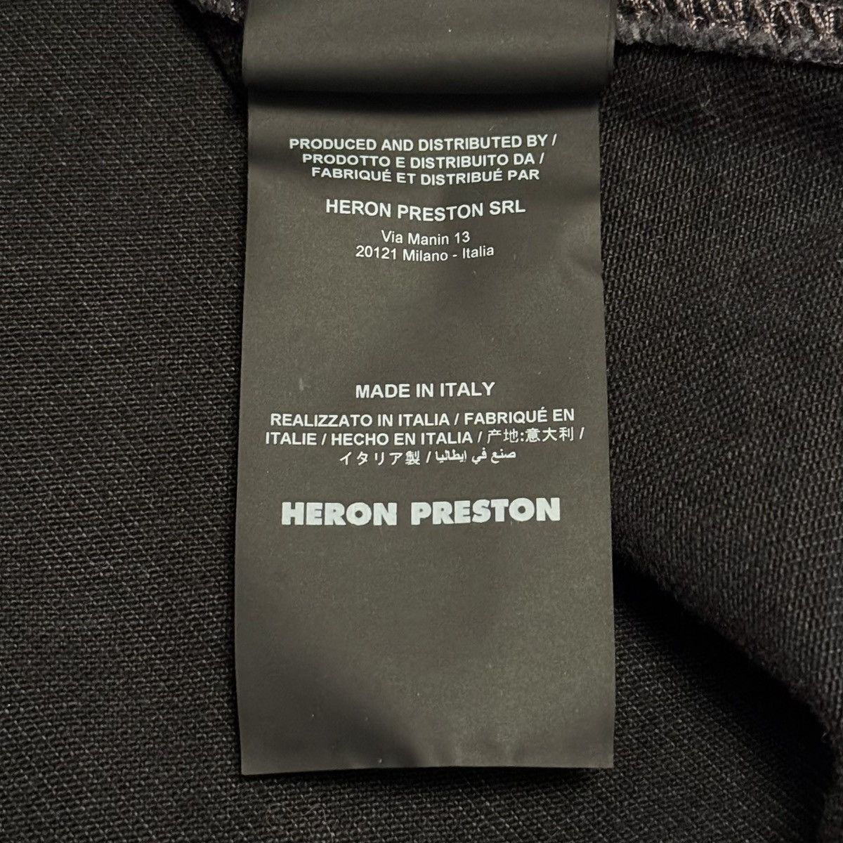 Heron Preston Heron Preston “Стиль” Logo Patch Denim Jacket ‘Black’ Size US XXL / EU 58 / 5 - 7 Thumbnail