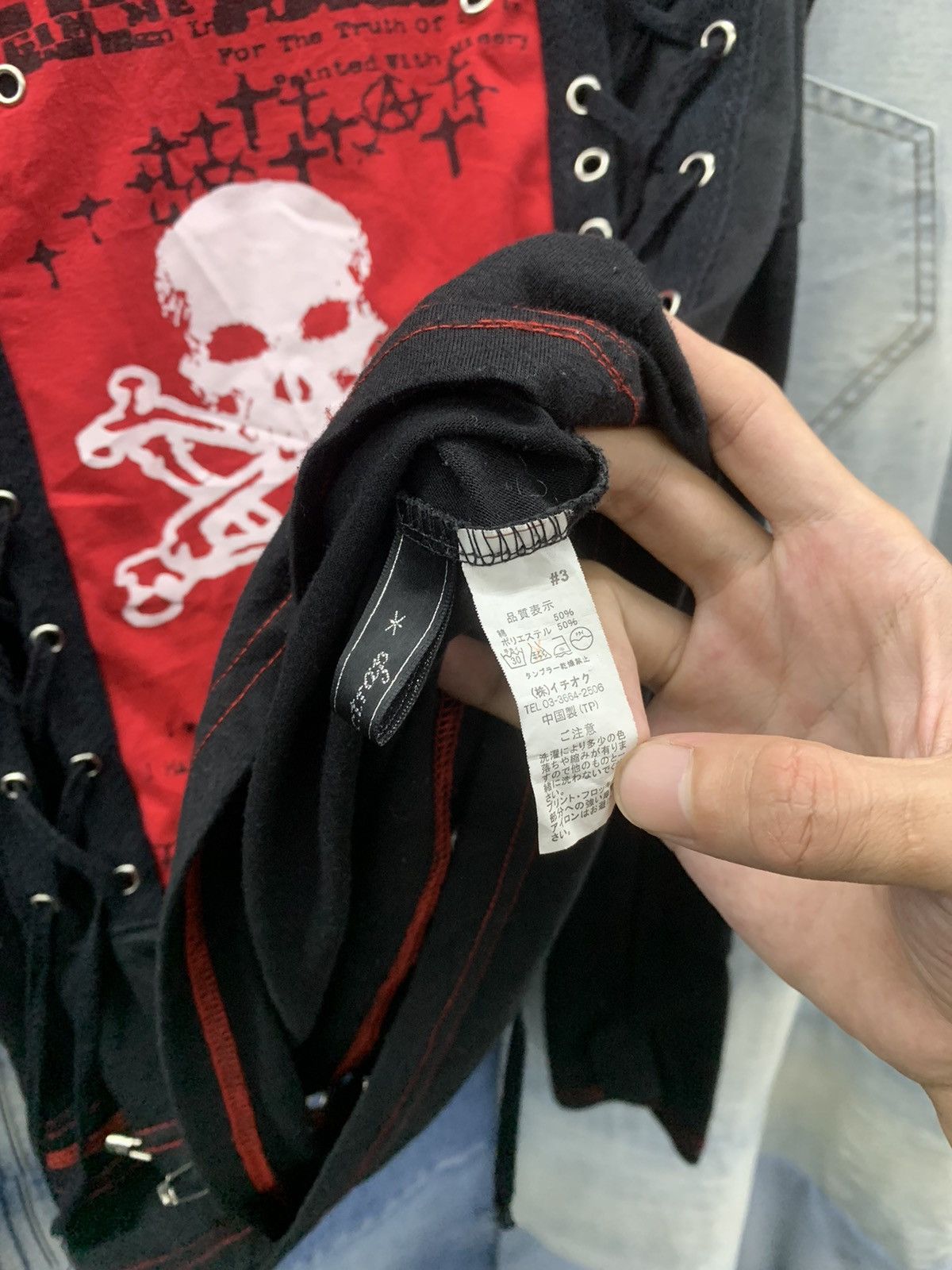 14th Addiction × Japanese Brand × Le Grande Bleu (L.G.B.) PUNK DEVILS CROSS SKULLS BONDAGE STYLE BY additrap Size US M / EU 48-50 / 2 - 11 Thumbnail