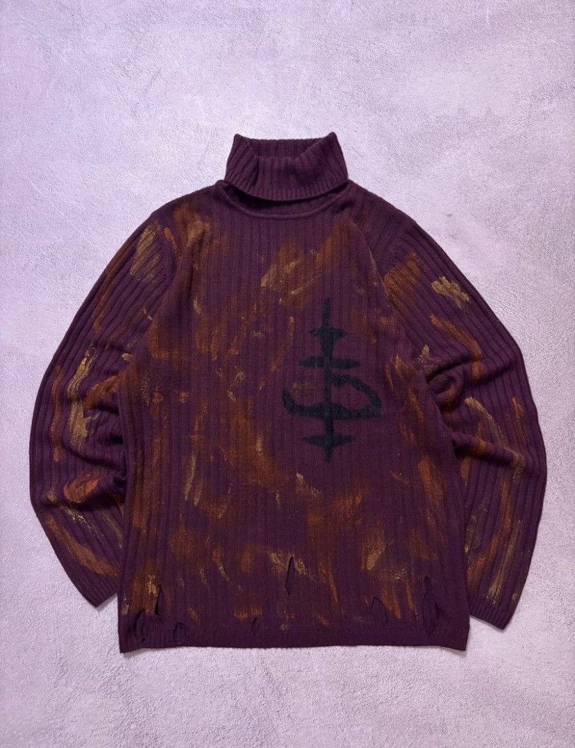 Vintage Faded Diesel style Custom distressed sweatshirt Size US S / EU 44-46 / 1 - 1 Thumbnail
