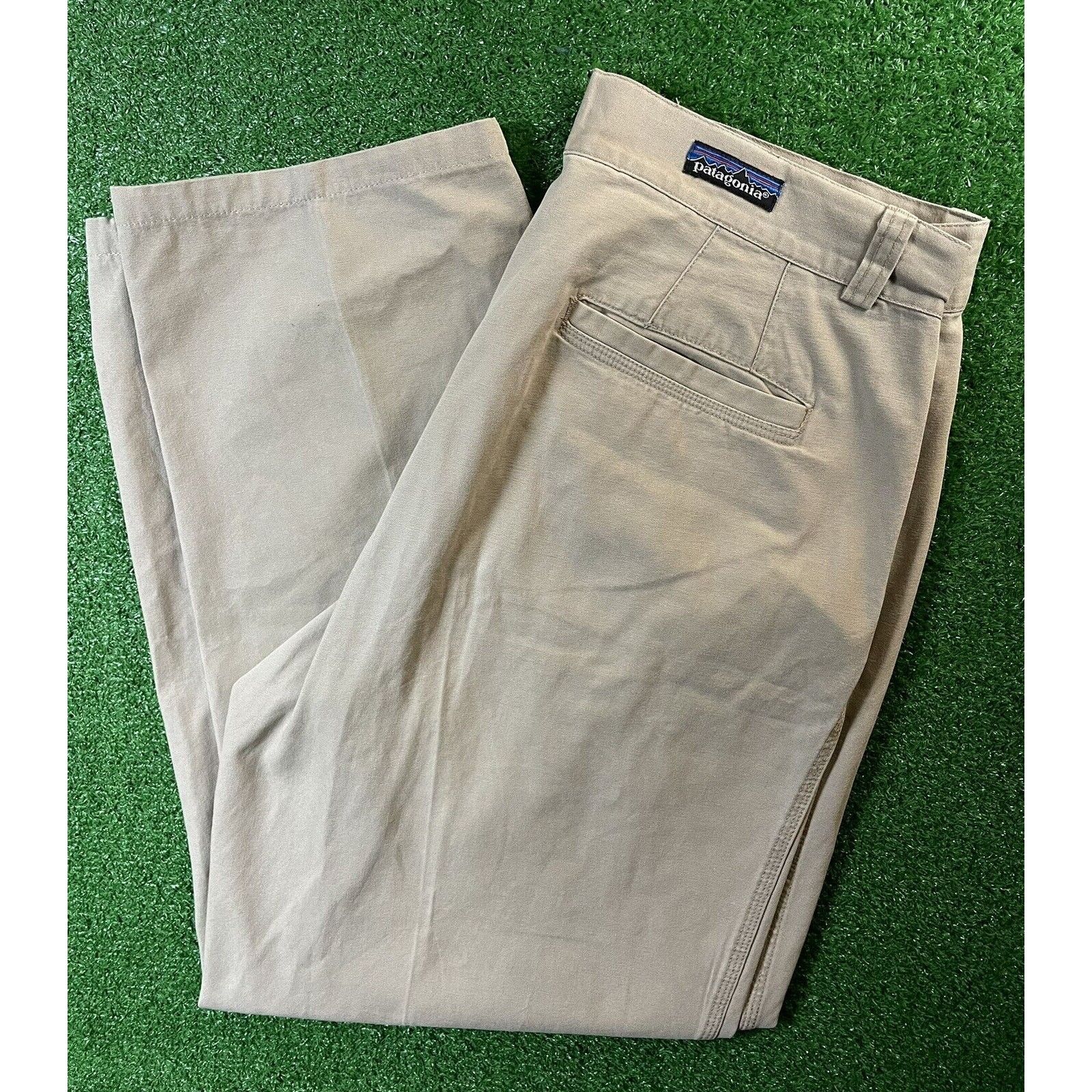 Patagonia Vintage 80s Patagonia 34 30 Large Cotton Beige Chinos Pants Size US 34 / EU 50 - 1 Thumbnail