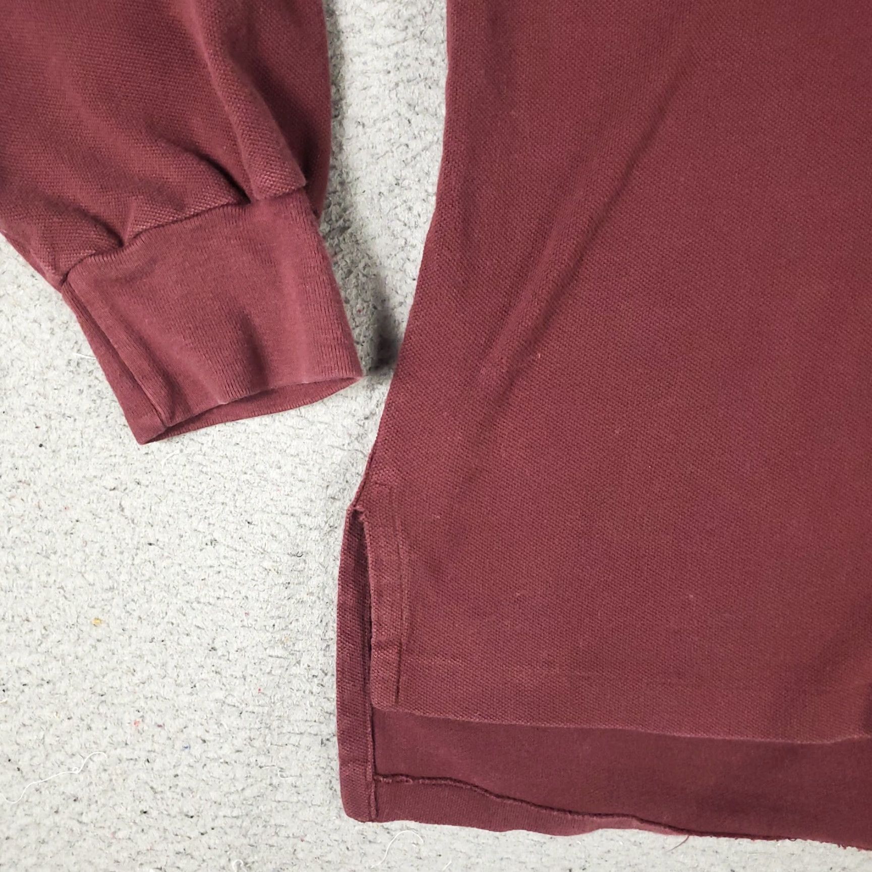 Ralph Lauren VINTAGE Ralph Lauren Polo Shirt Mens 2XL Red Solid Long Sleeve Button Collar Logo Classic Preppy Mens Size US XXL / EU 58 / 5 - 4 Thumbnail