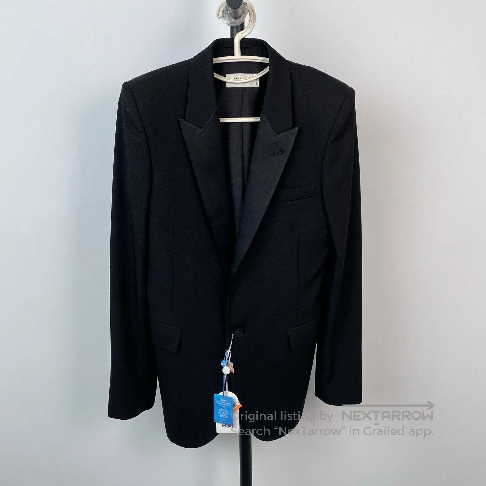 Saint Laurent Paris Saint Laurent Black Smoking Blazer Size 36. Size XS / US 0-2 / IT 36-38 - 1 Thumbnail