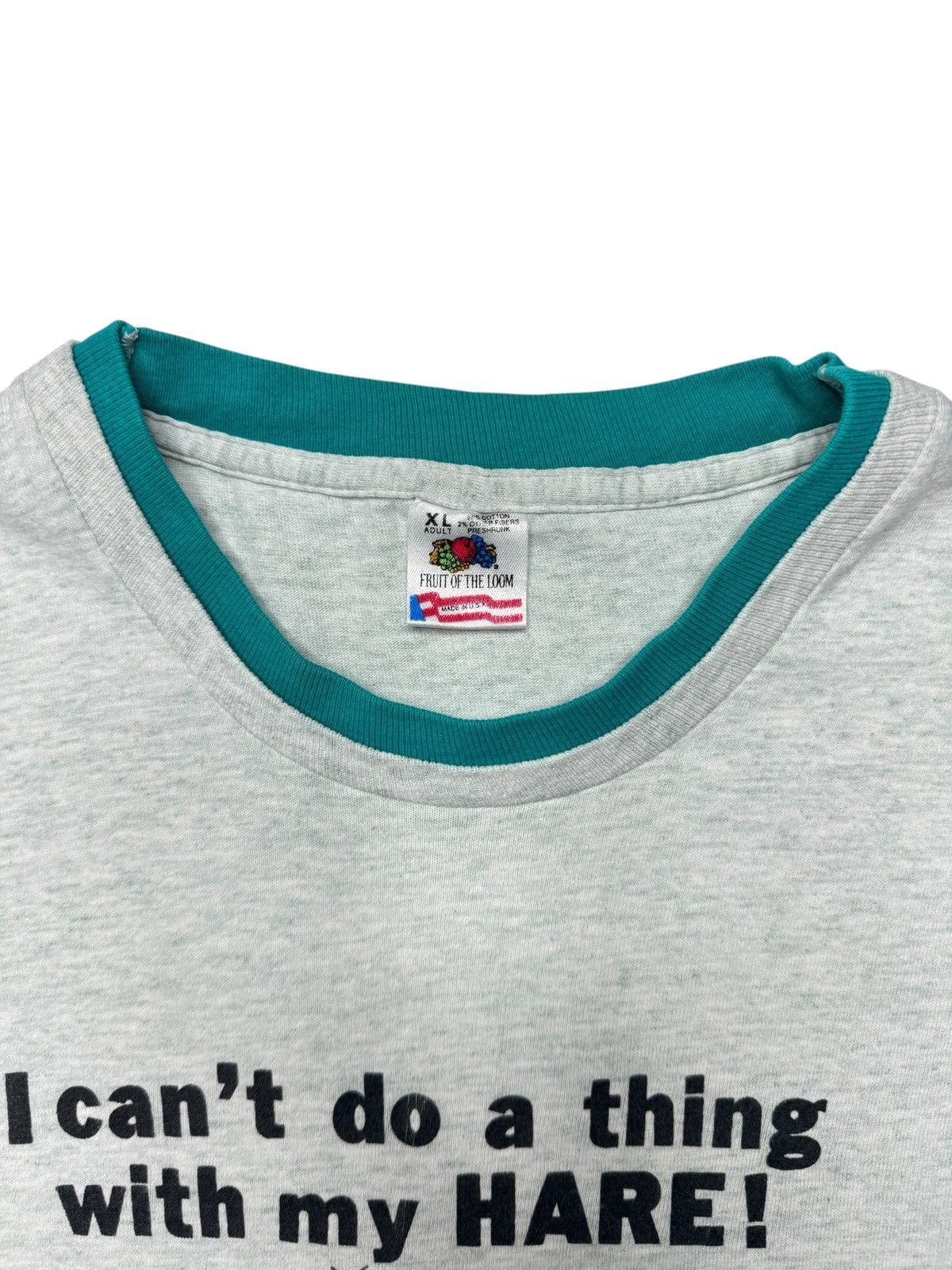 Vintage Vintage 90’s Kinky Hare Funny Tee Shirt Size US XL / EU 56 / 4 - 4 Thumbnail