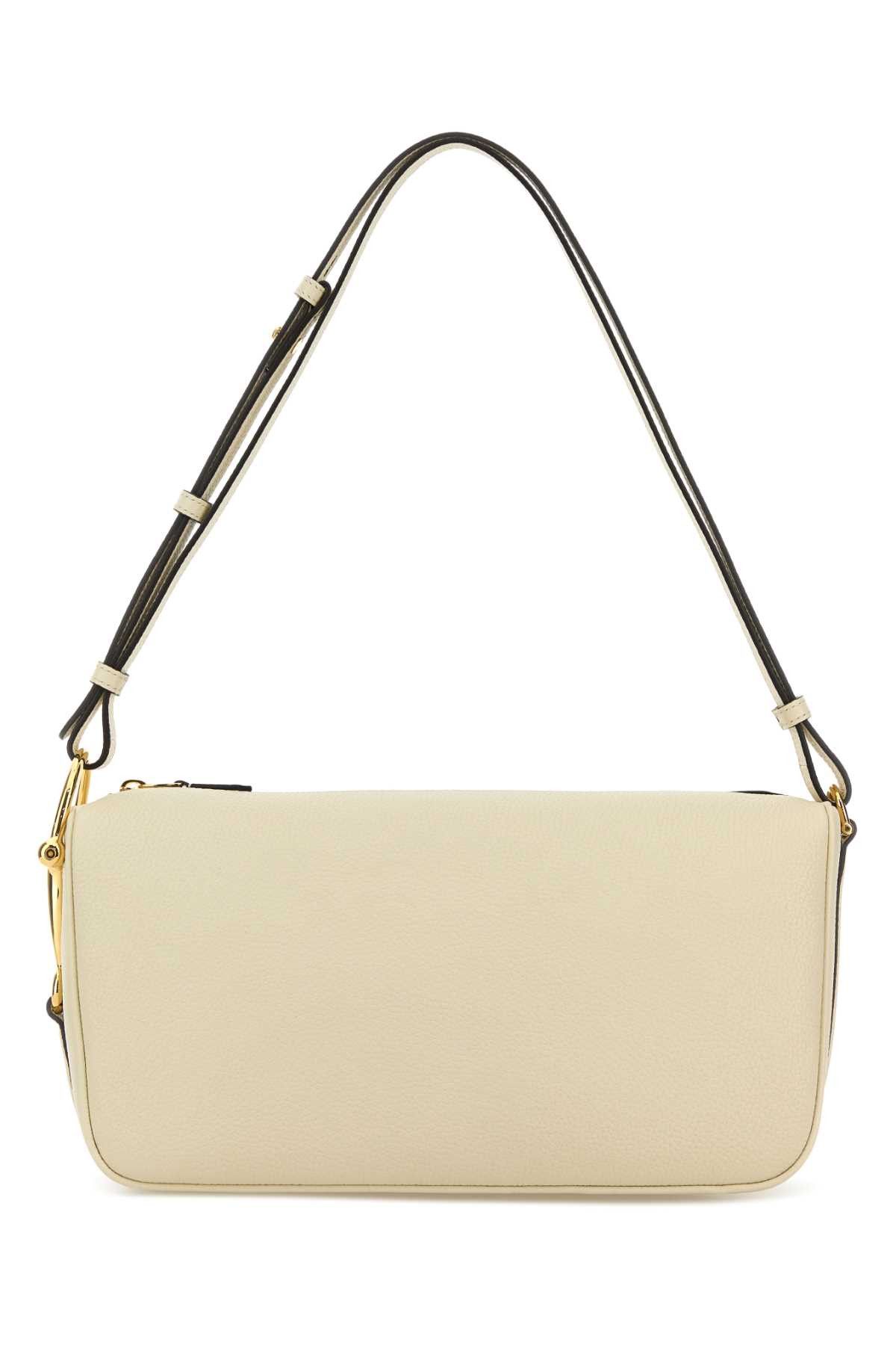 Gucci Ivory Leather Medium Gucci Half Horsebit Shoulder Bag Size ONE SIZE - 1 Thumbnail