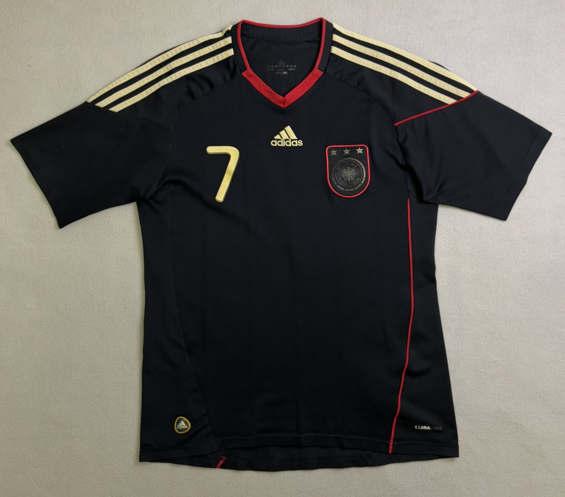 Adidas Germany 2010 Schweinsteiger #7 Adidas Football Jersey Size S Size US S / EU 44-46 / 1 - 5 Thumbnail