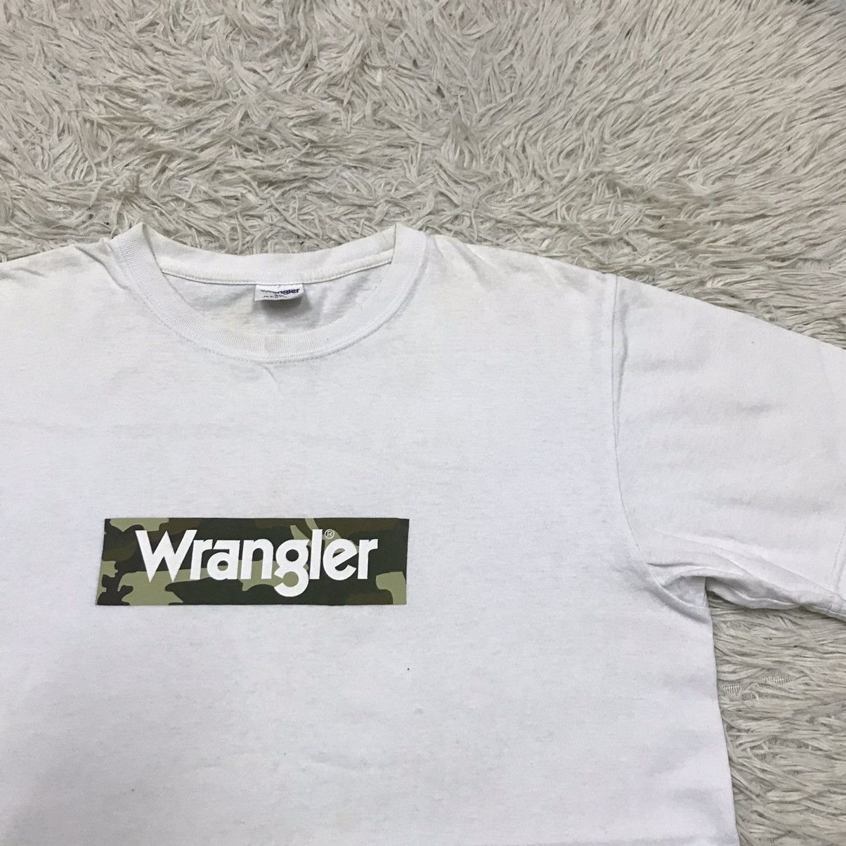 Japanese Brand WRANGLER BOX LOGO CAMO TSHIRT Size US S / EU 44-46 / 1 - 8 Thumbnail