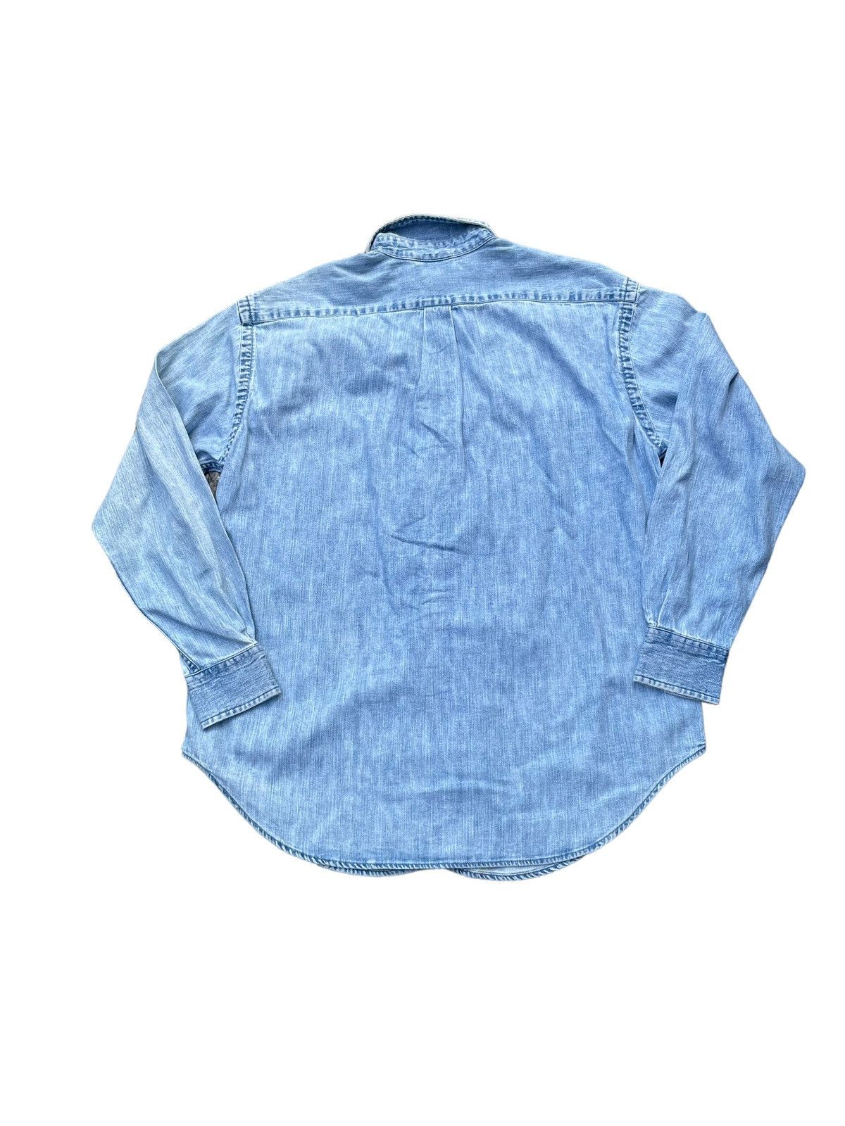 Designer Vintage Lauren Denim Shirt Size US M / EU 48-50 / 2 - 5 Thumbnail