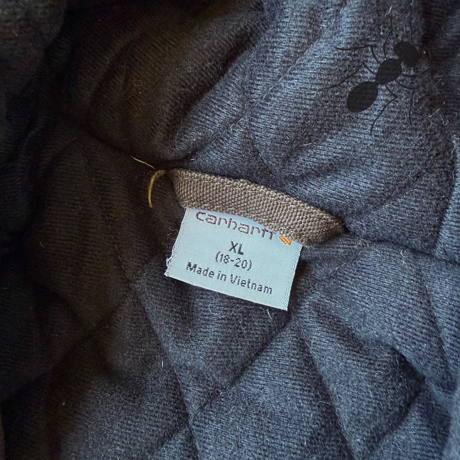 Carhartt × Vintage Carhartt YOUTH brown hooded work wear jacket Size US XS / EU 42 / 0 - 5 Thumbnail
