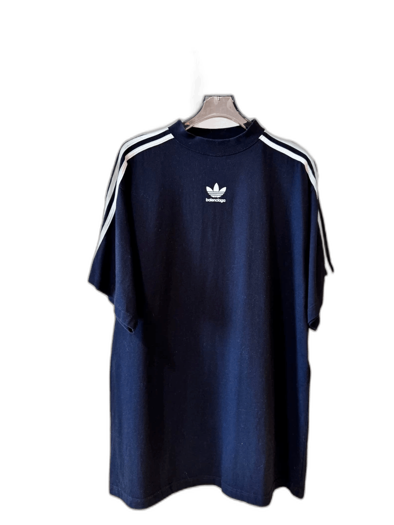 Balenciaga balenciaga x adidas black short sleeve tee Size US S / EU 44-46 / 1 - 1 Thumbnail