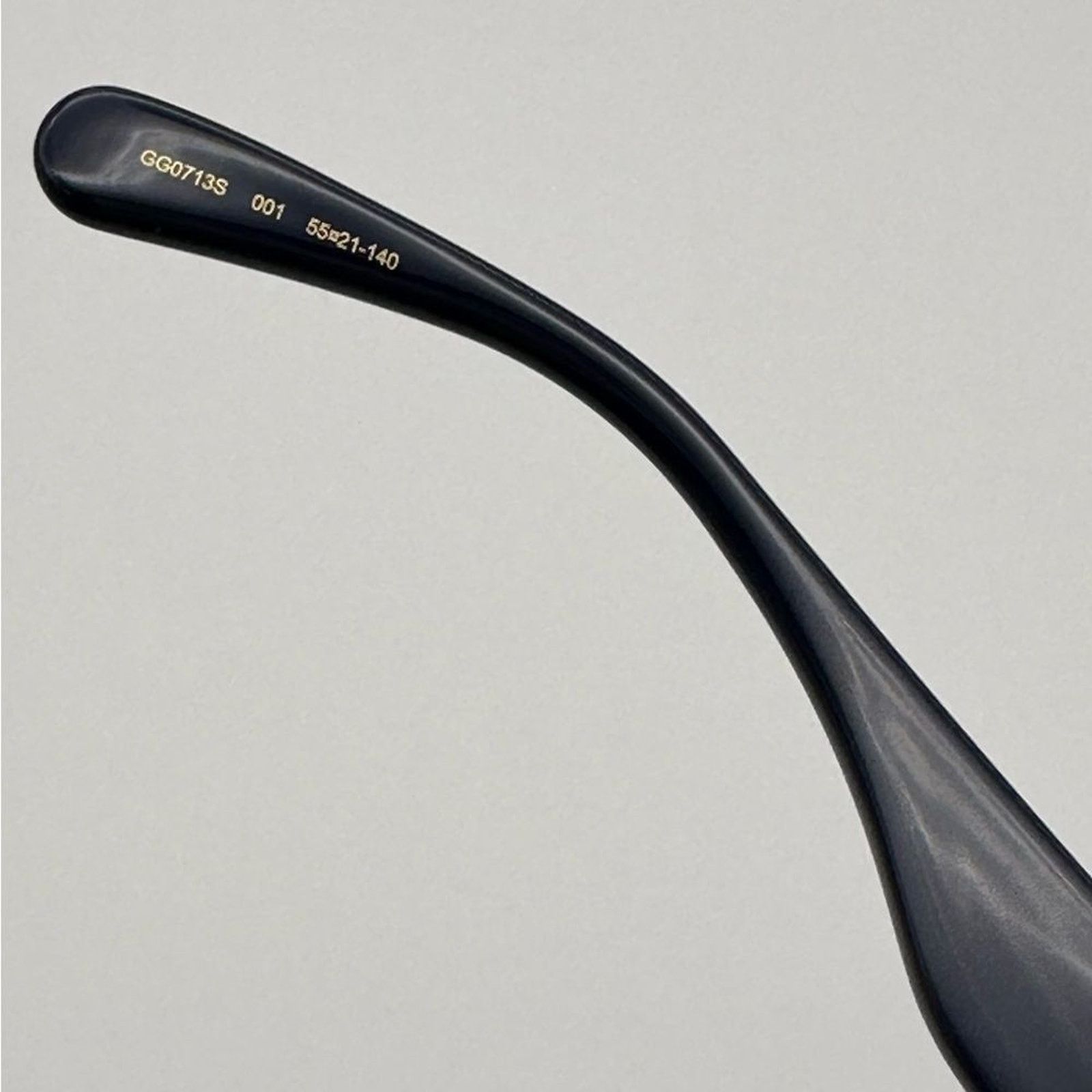 Gucci BRAND NEW GUCCI GG0713S 001 Black/Blue/Grey Sunglasses Size ONE SIZE - 5 Thumbnail