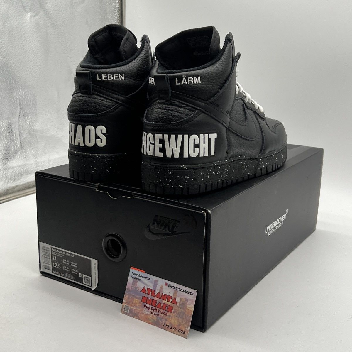 Nike Nike Undercover x Dunk 1985 High Chaos Black Size US 11 / EU 44 - 5 Thumbnail