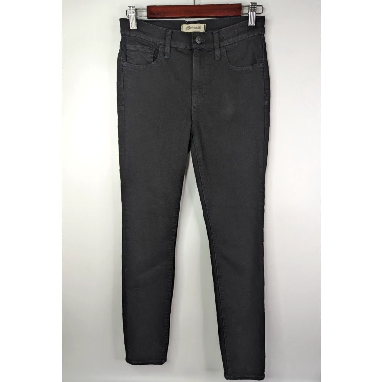 Madewell Madewell Roadtripper Skinny Bennett Black Jeans Womens Size 26 Stretch Size 26" / US 2 / IT 38 - 2 Thumbnail
