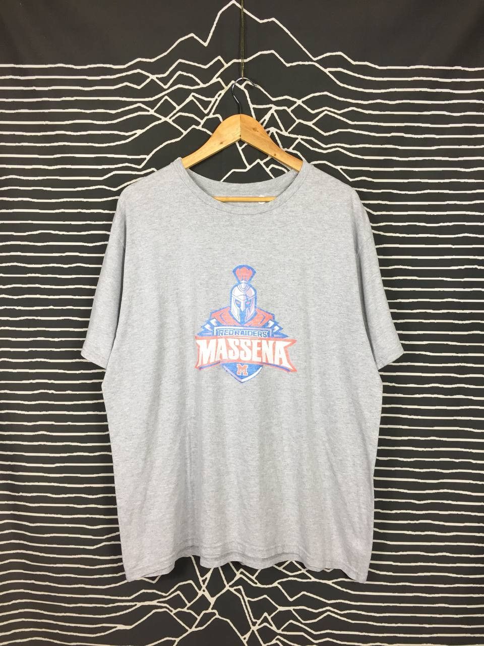 Adidas × Vintage Adidas Massena Red Raiders Logo Sportswear Tee Size US XL / EU 56 / 4 - 1 Thumbnail