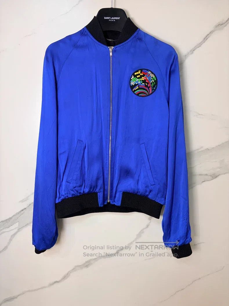 Saint Laurent Paris Saint Laurent Paris Blue Shark Jacket Size US S / EU 44-46 / 1 - 1 Thumbnail